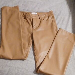 Calvin Klein Women's Camel Straight Leg Pants